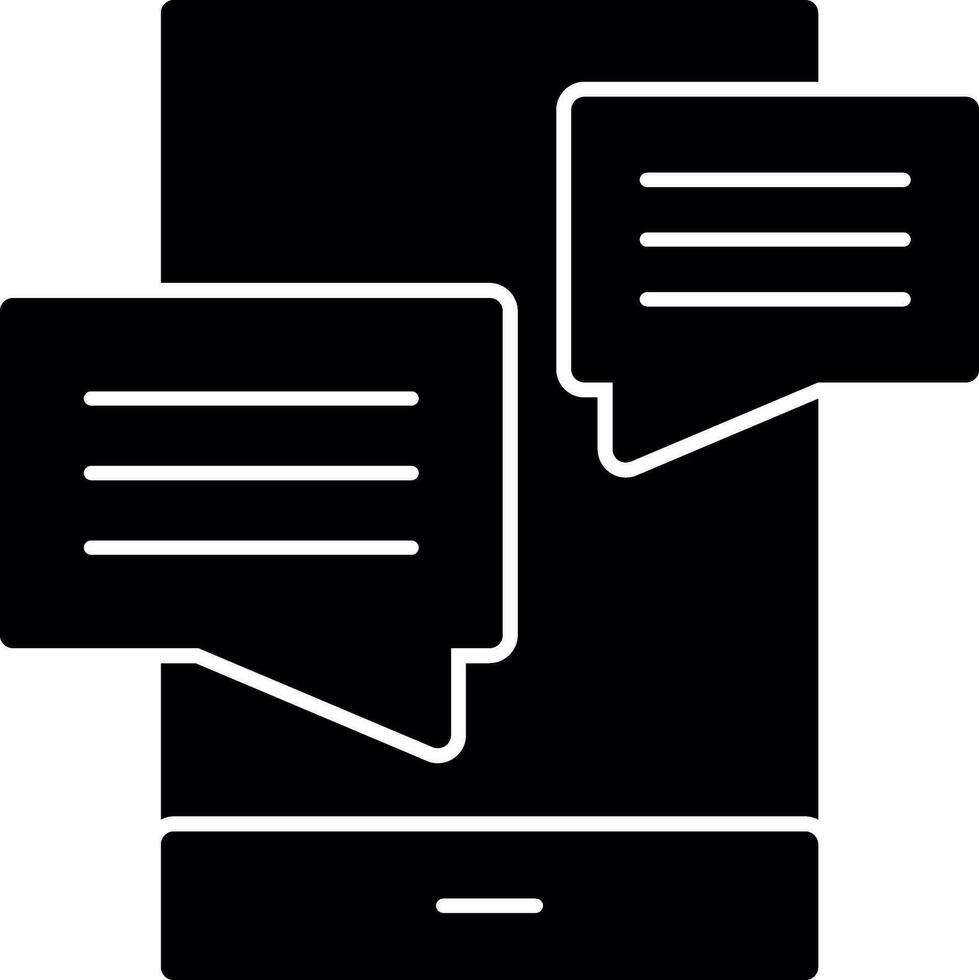 Conversation Vector Icon Design