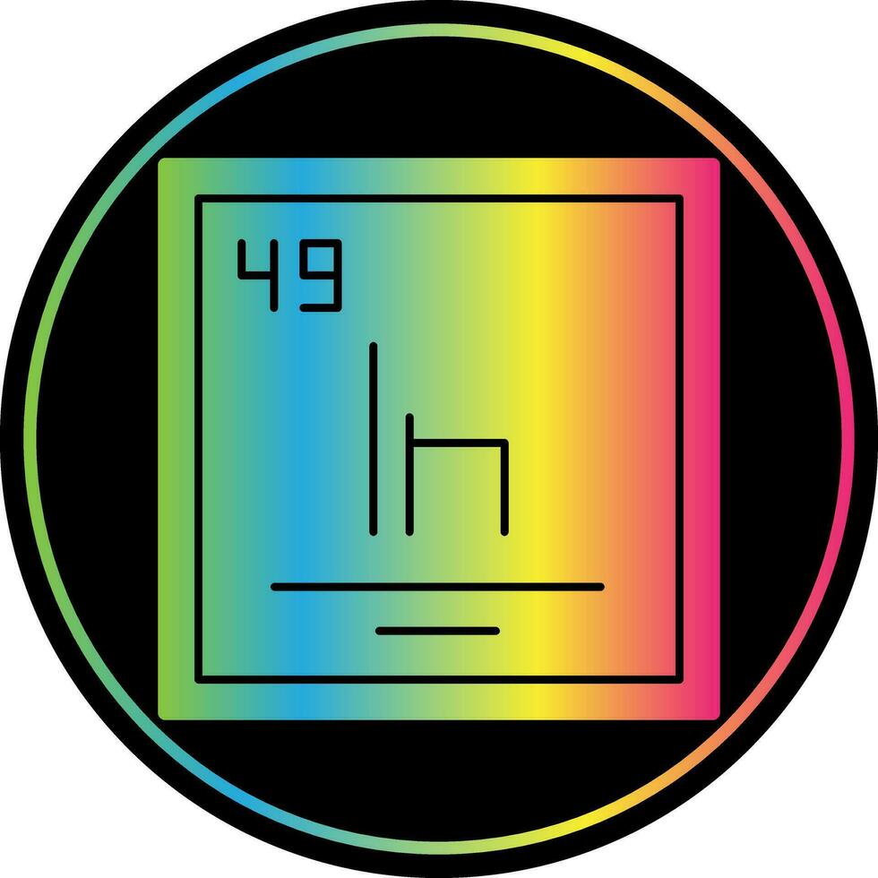 Indium Vector Icon Design