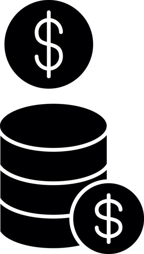 Coins Vector Icon Design