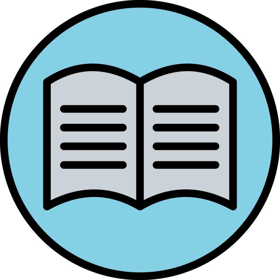 Manual book Vector Icon Design