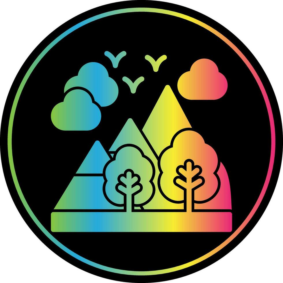 Alps Vector Icon Design