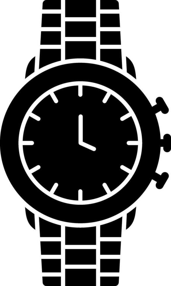 diseño de icono de vector de reloj de pulsera