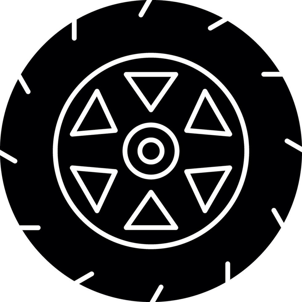 Wheels Vector Icon Design