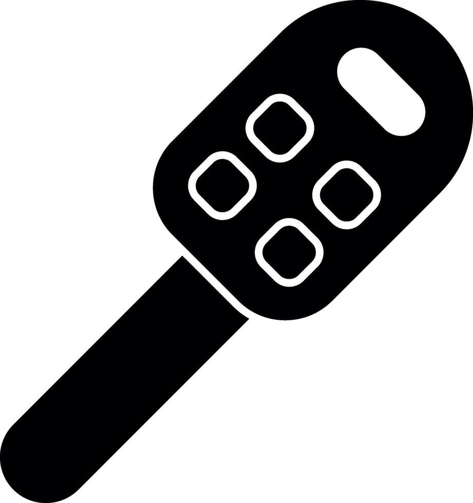 Car Key Vector Icon Design