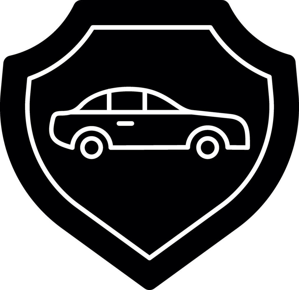 coche seguro vector icono diseño