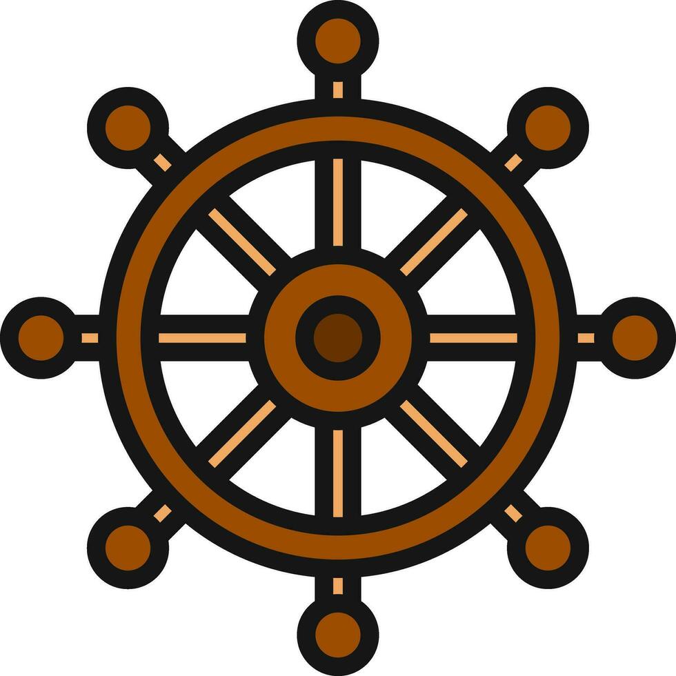 Rudder Vector Icon Design