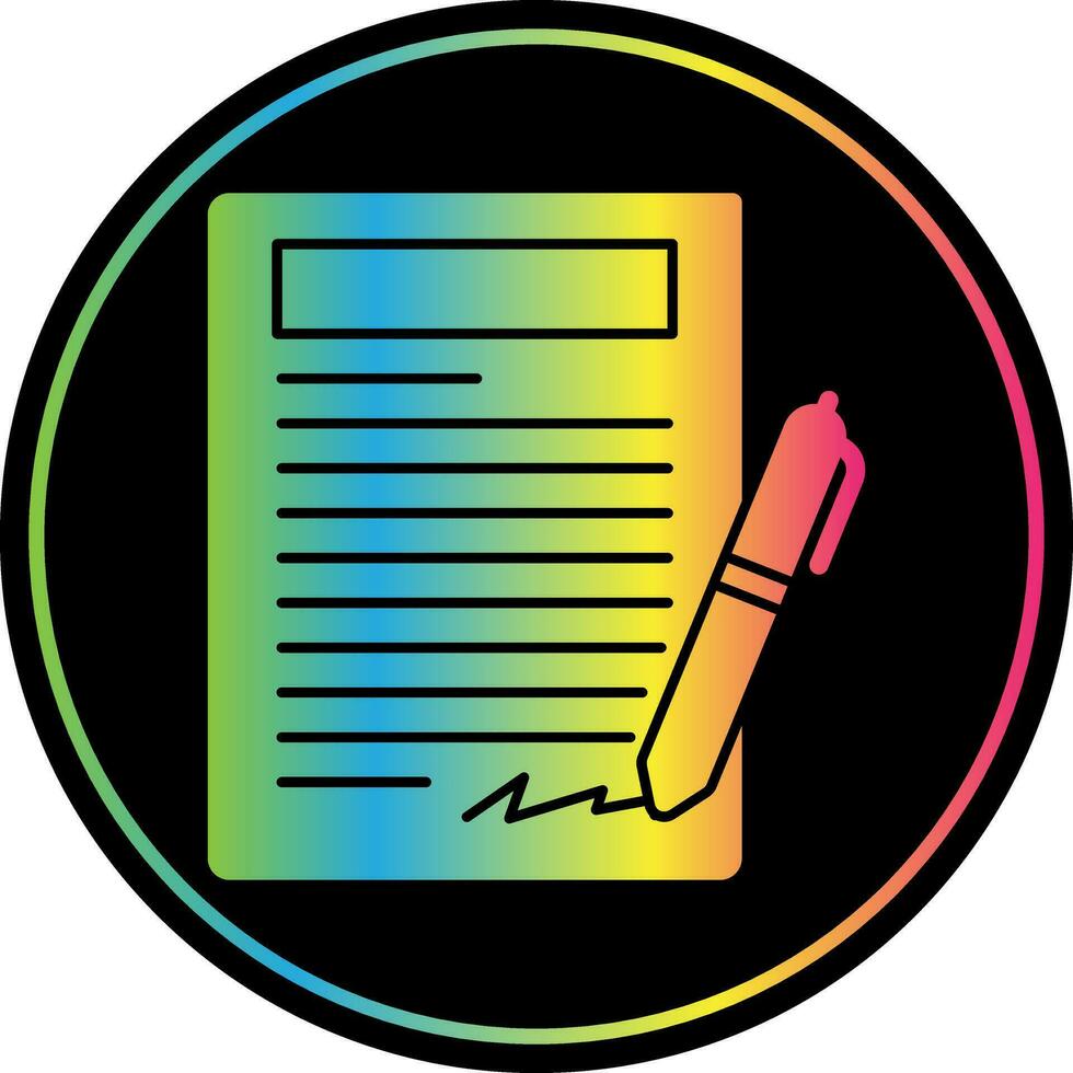 Agreement Vector Icon Design