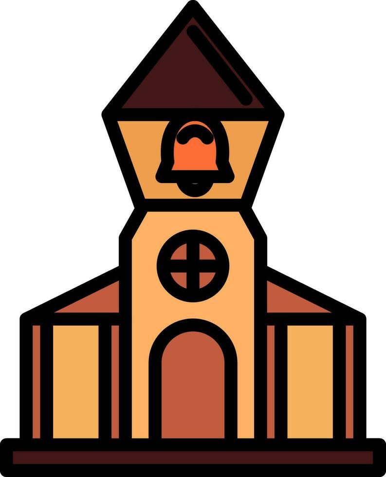 campanario vector icono diseño