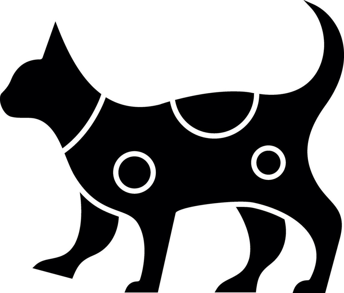 diseño de icono de vector de gato