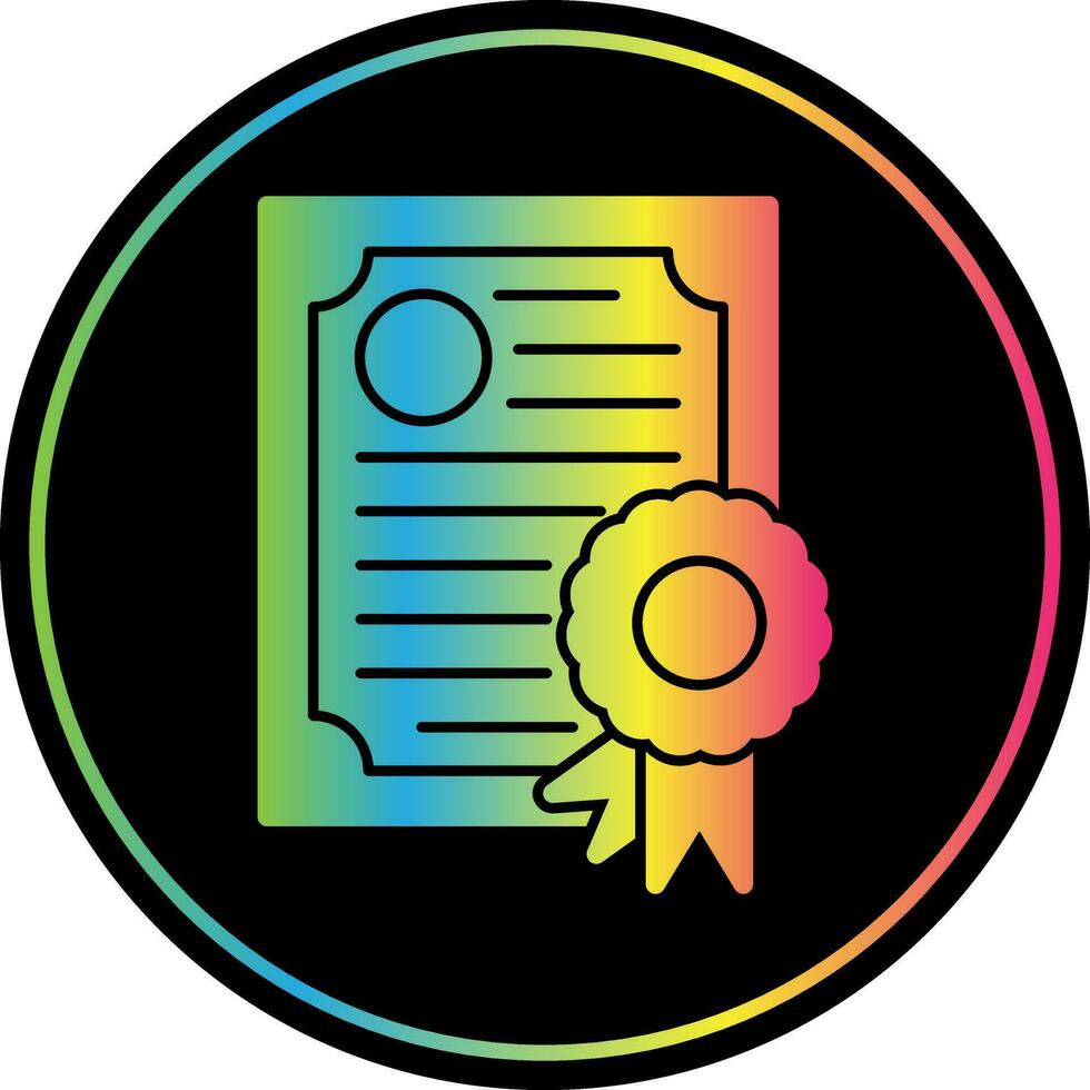 Diploma Vector Icon Design