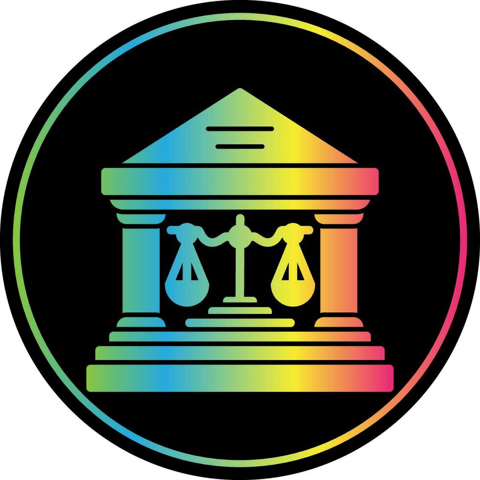 Supreme court Vector Icon Design