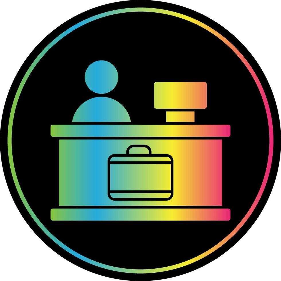 Check-in Vector Icon Design