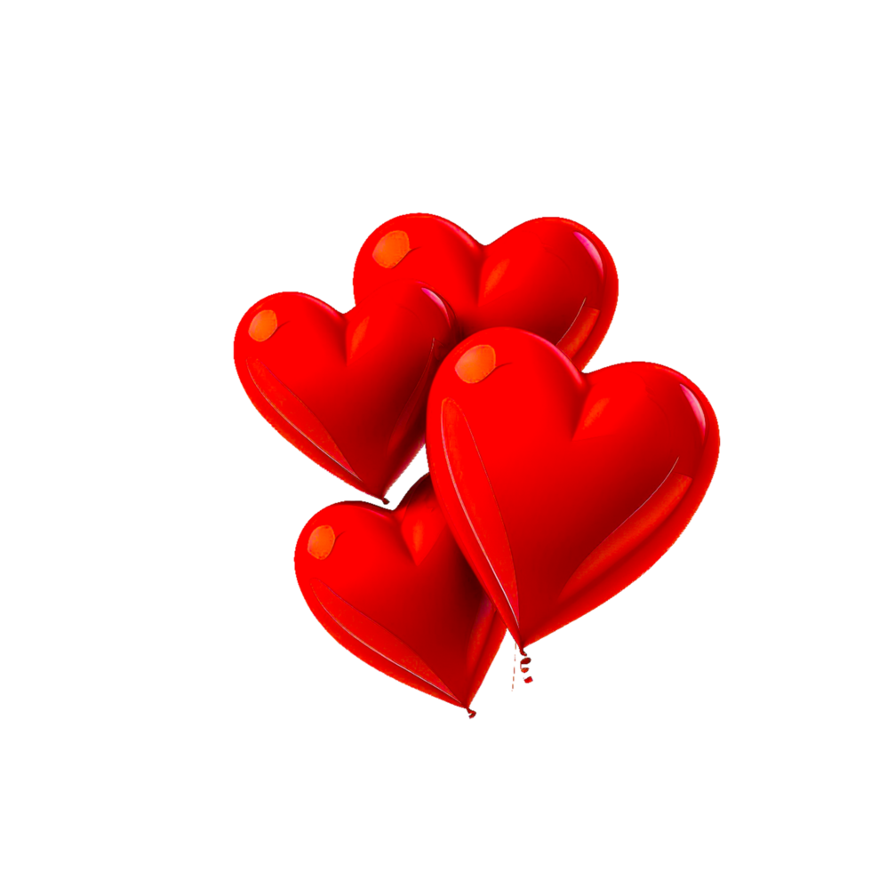 Red Love Decoration png