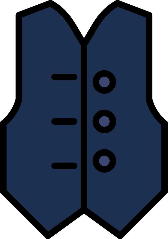 Waistcoat Vector Icon Design