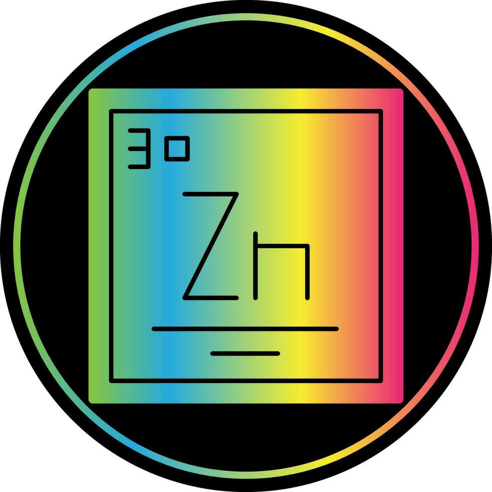 Zinc Vector Icon Design