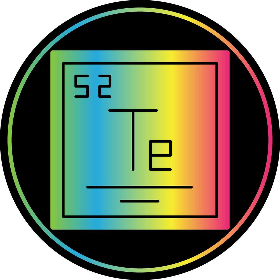 Tellurium Vector Icon Design