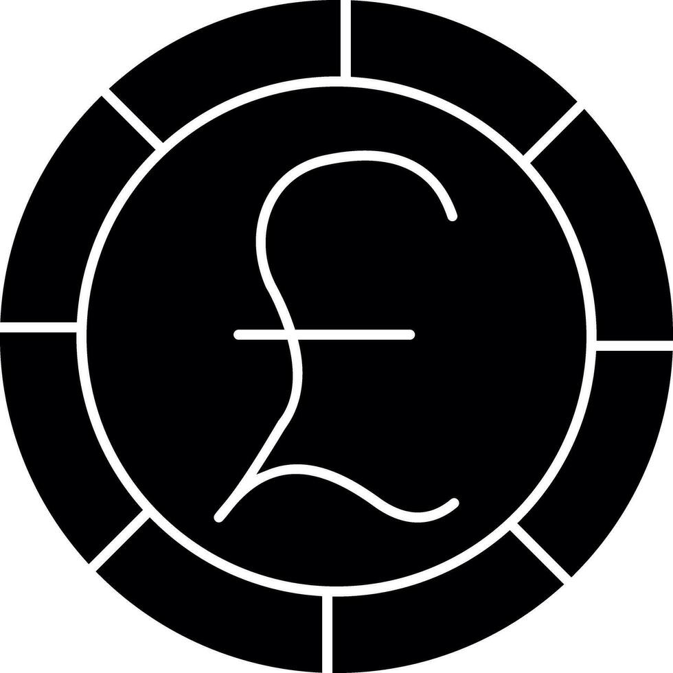 Pound Vector Icon Design