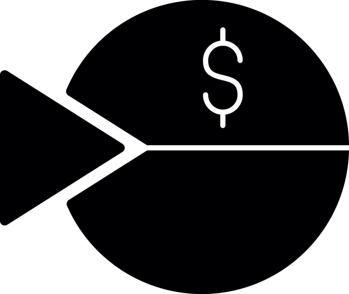 Pie Vector Icon Design