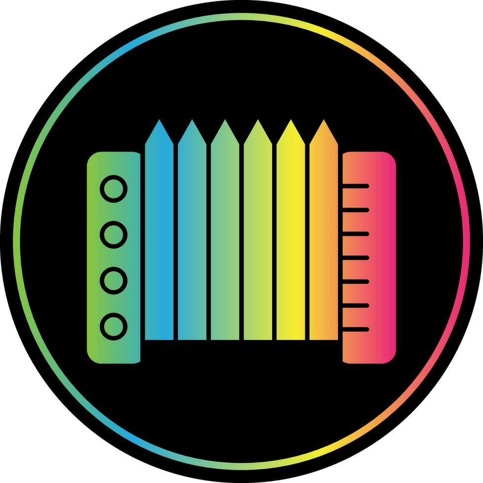 Accordion Vector Icon Design