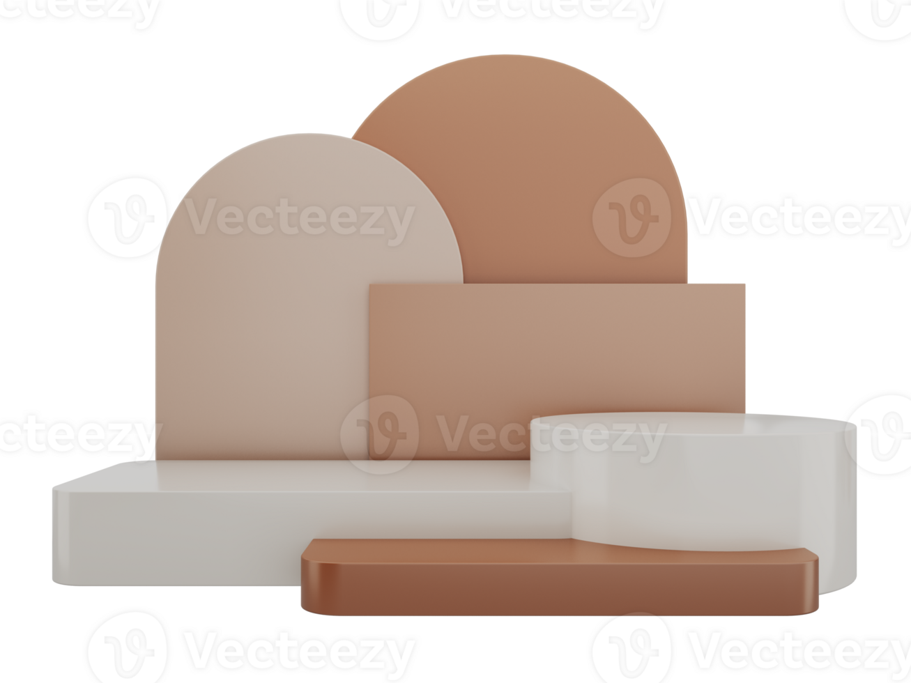 abstract geometric shape pastel color template minimal modern style wall background,for booth podium stage display table mock up composition 3d rendering png