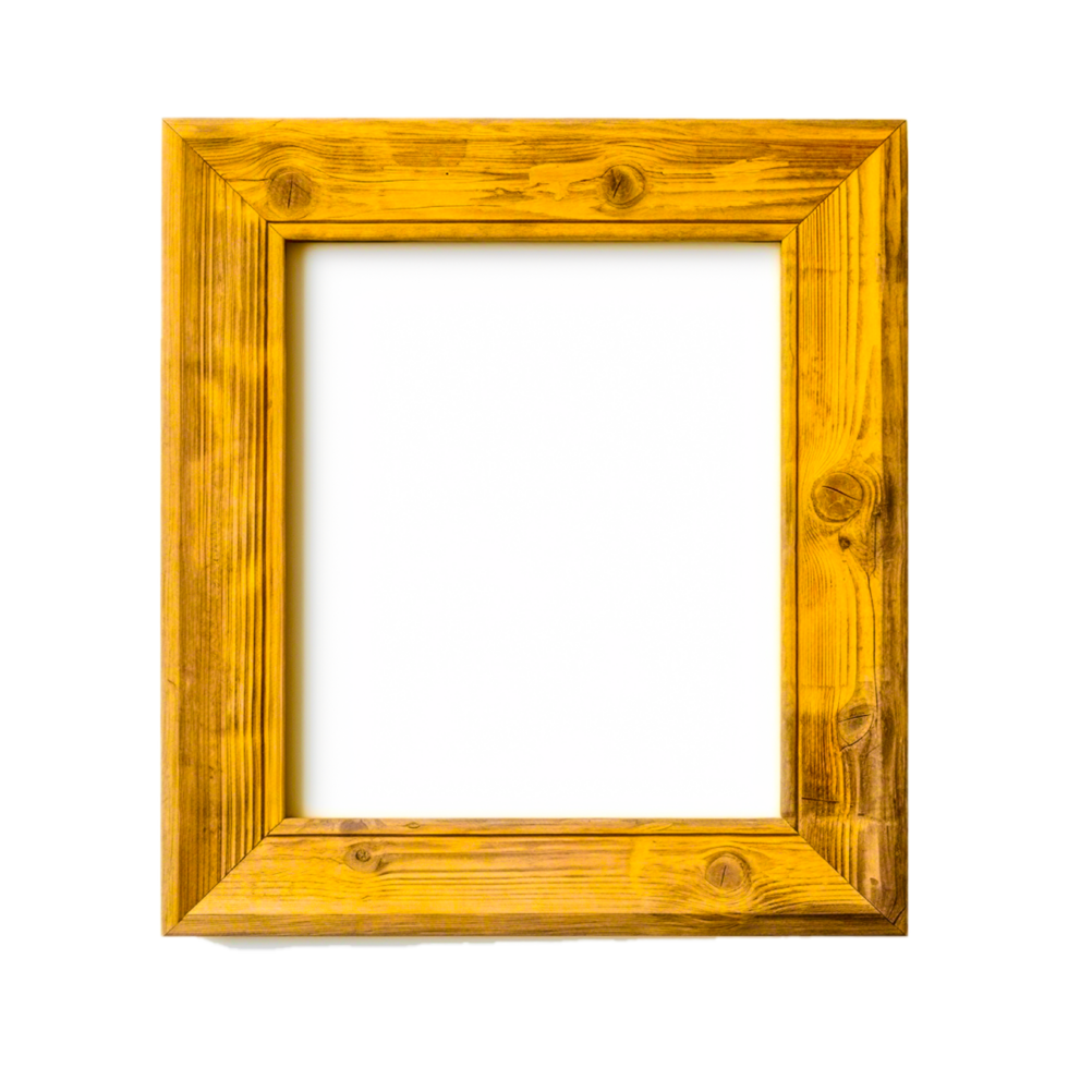 Wooden Picture Frame PNG