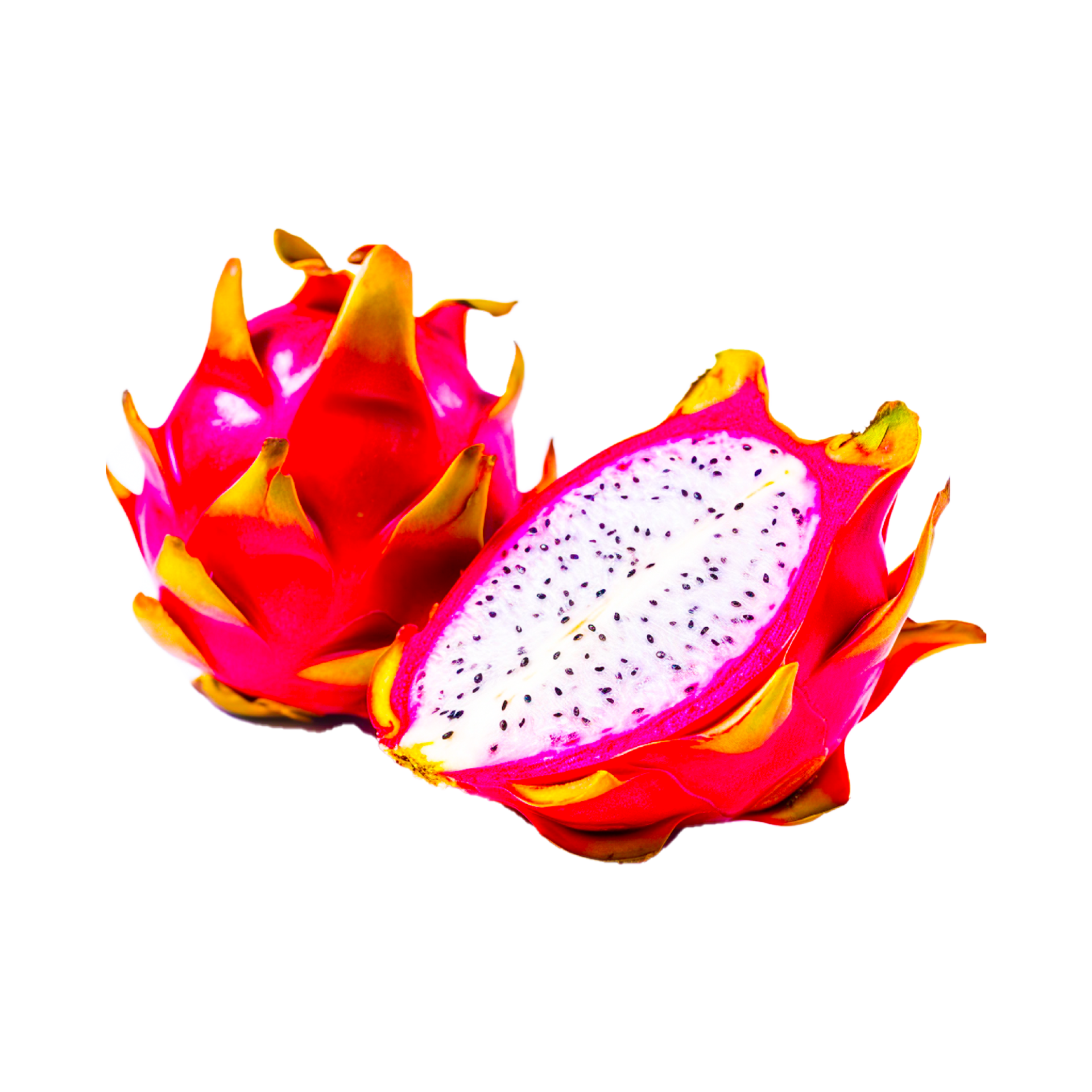 orange dragon fruit