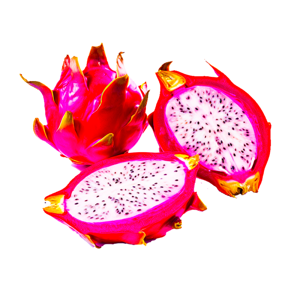 fruit pitaya voedsel perzik, draak fruit, natuurlijk voedsel, voedsel, oranje PNG generatief ai