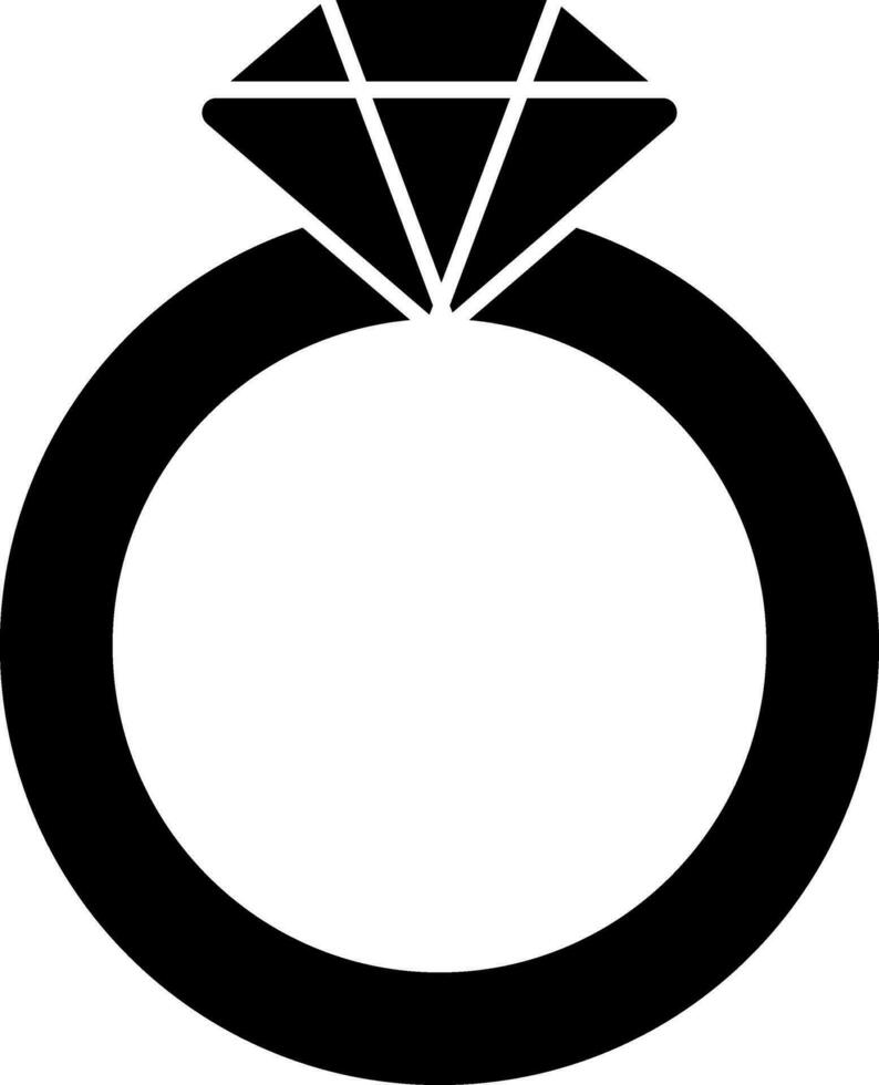 diseño de icono de vector de anillo