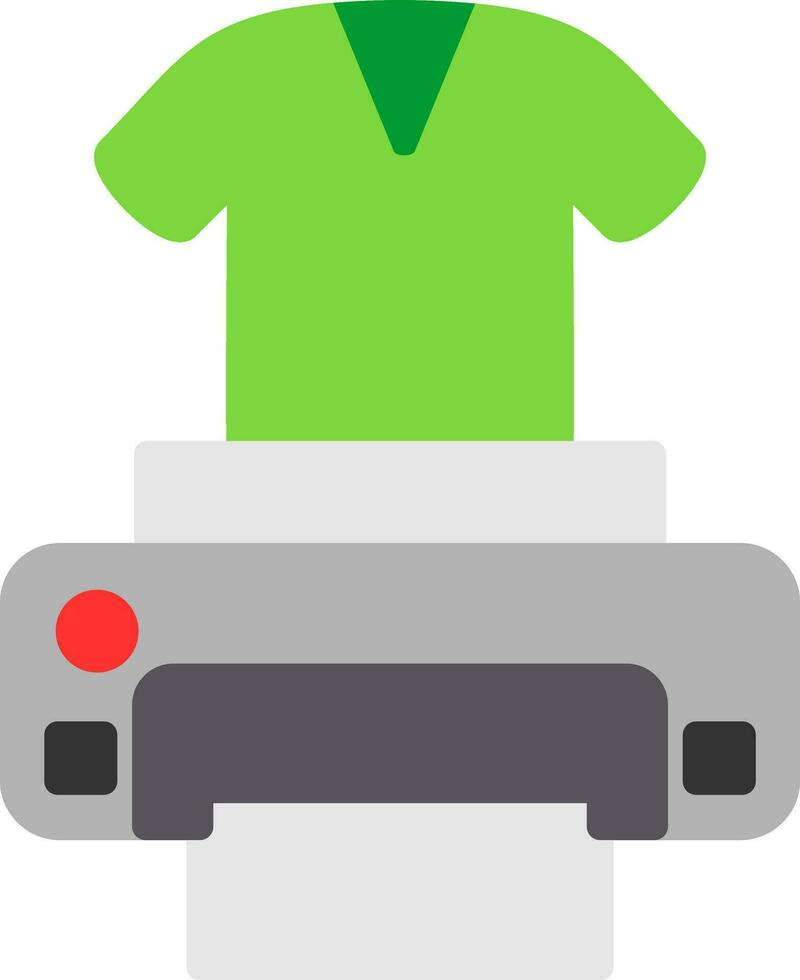 Dtg printer Vector Icon Design