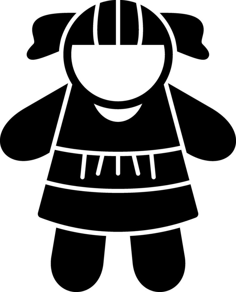 diseño de icono de vector de muñeca