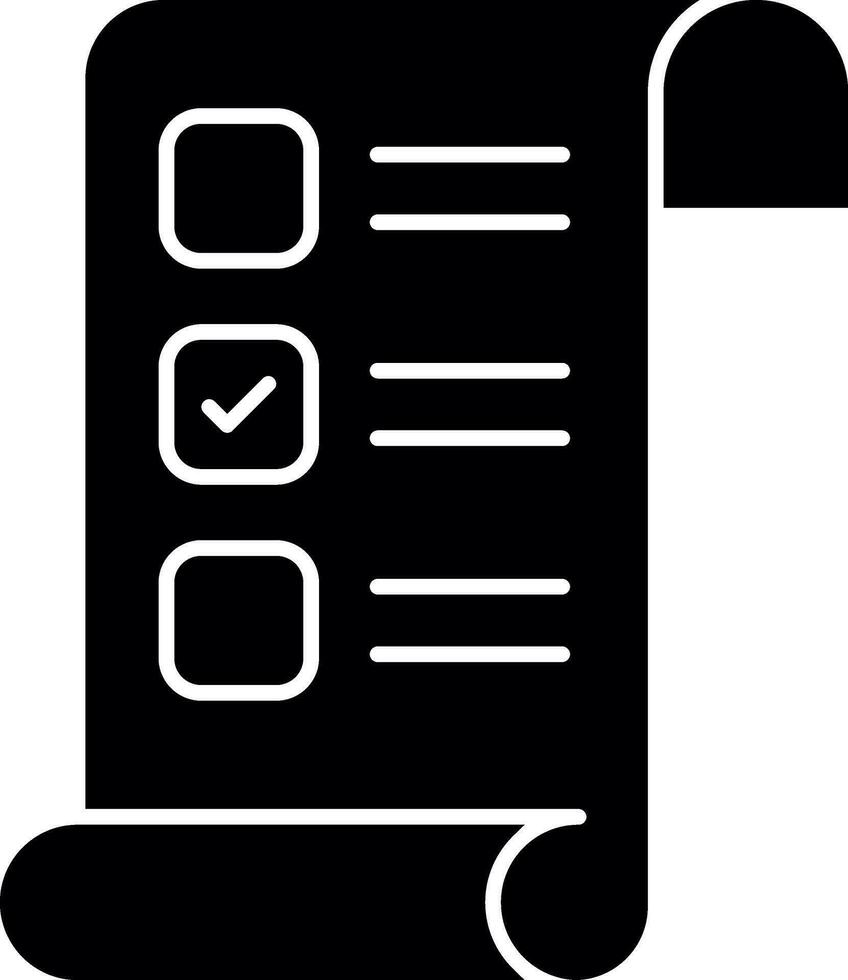 Checklist Vector Icon Design