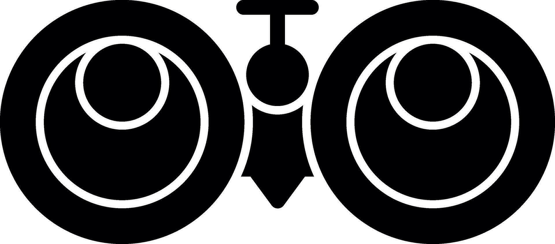 Binocular Vector Icon Design