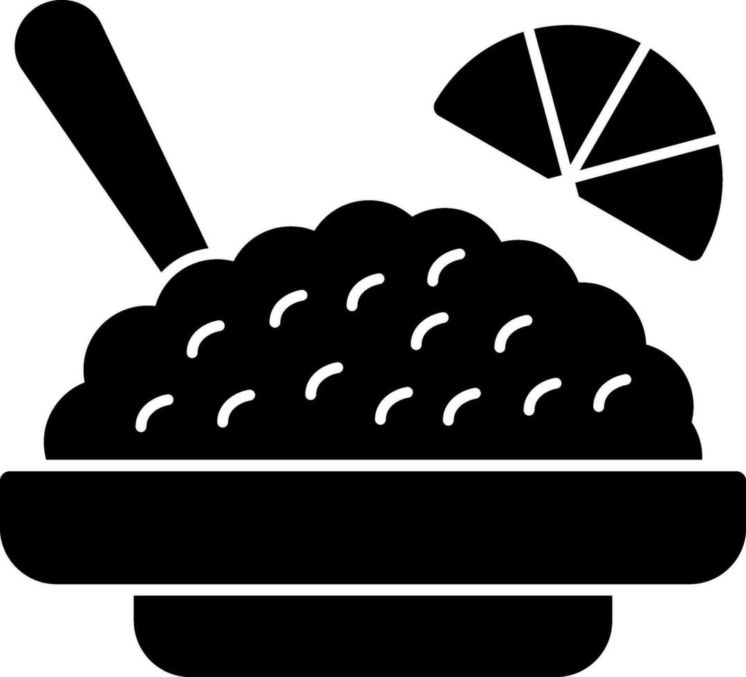 American fried rice Vector Icon Design