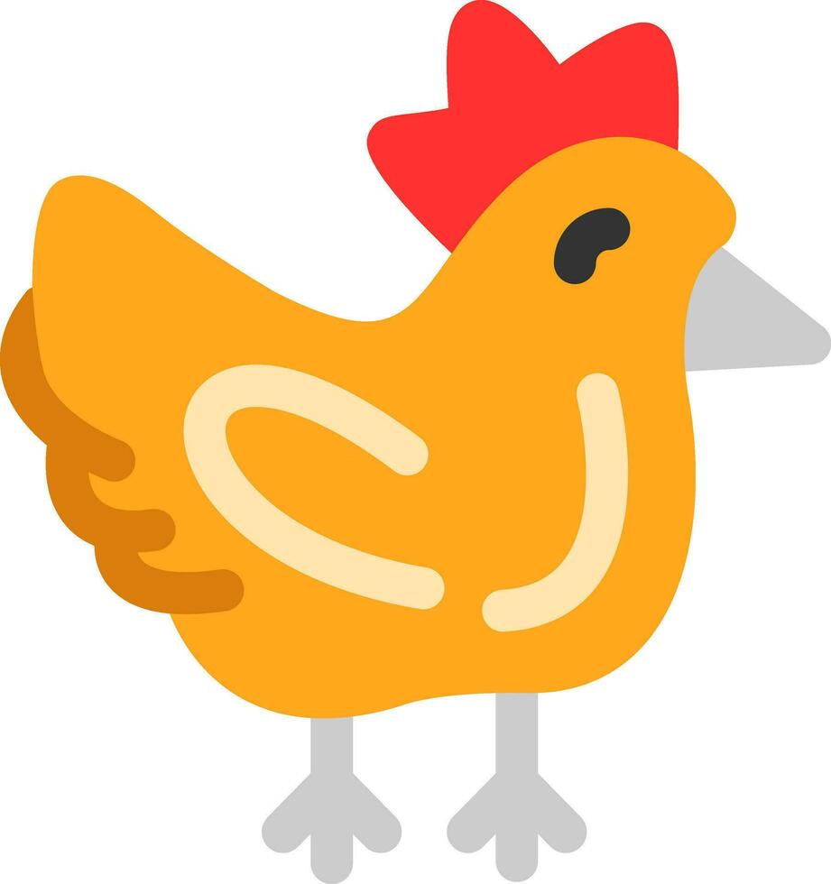 diseño de icono de vector de pollo