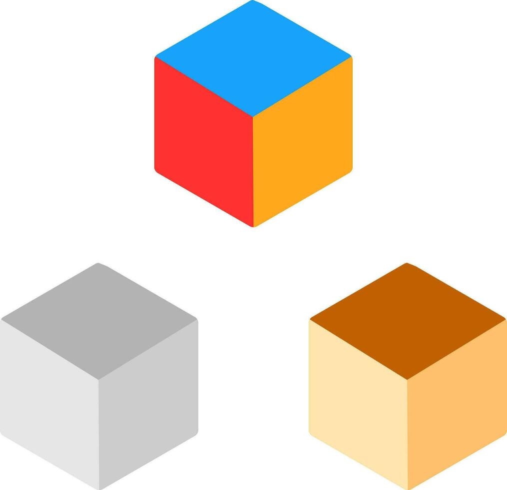 Cube Vector Icon Design