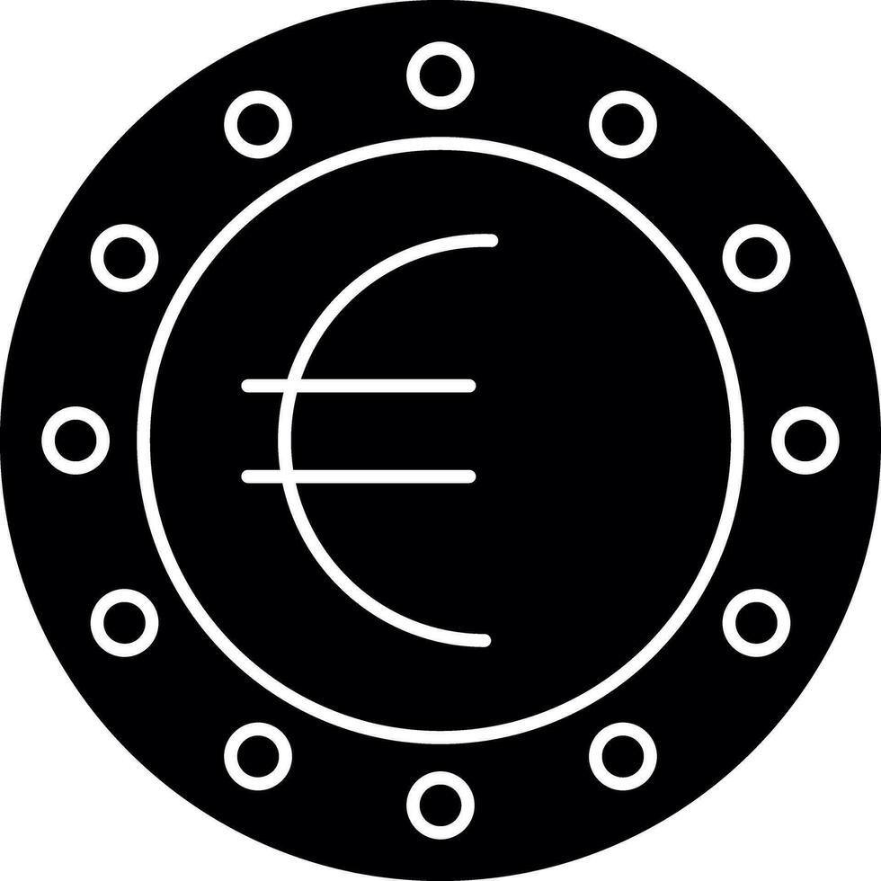 diseño de icono de vector de euro