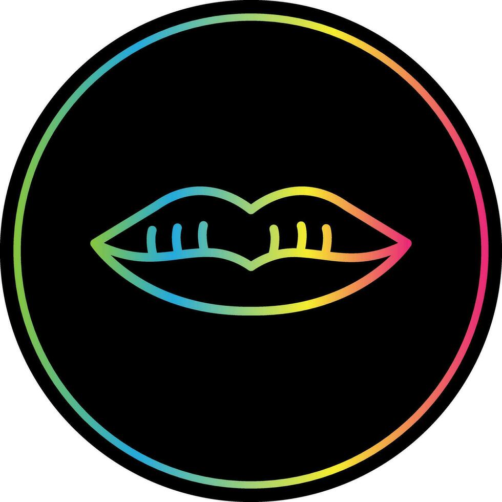 Lips Vector Icon Design