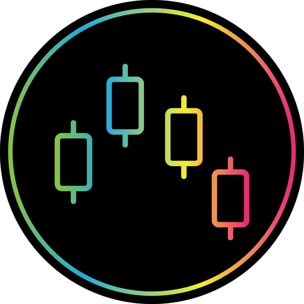 Bullish engulfing Vector Icon Design