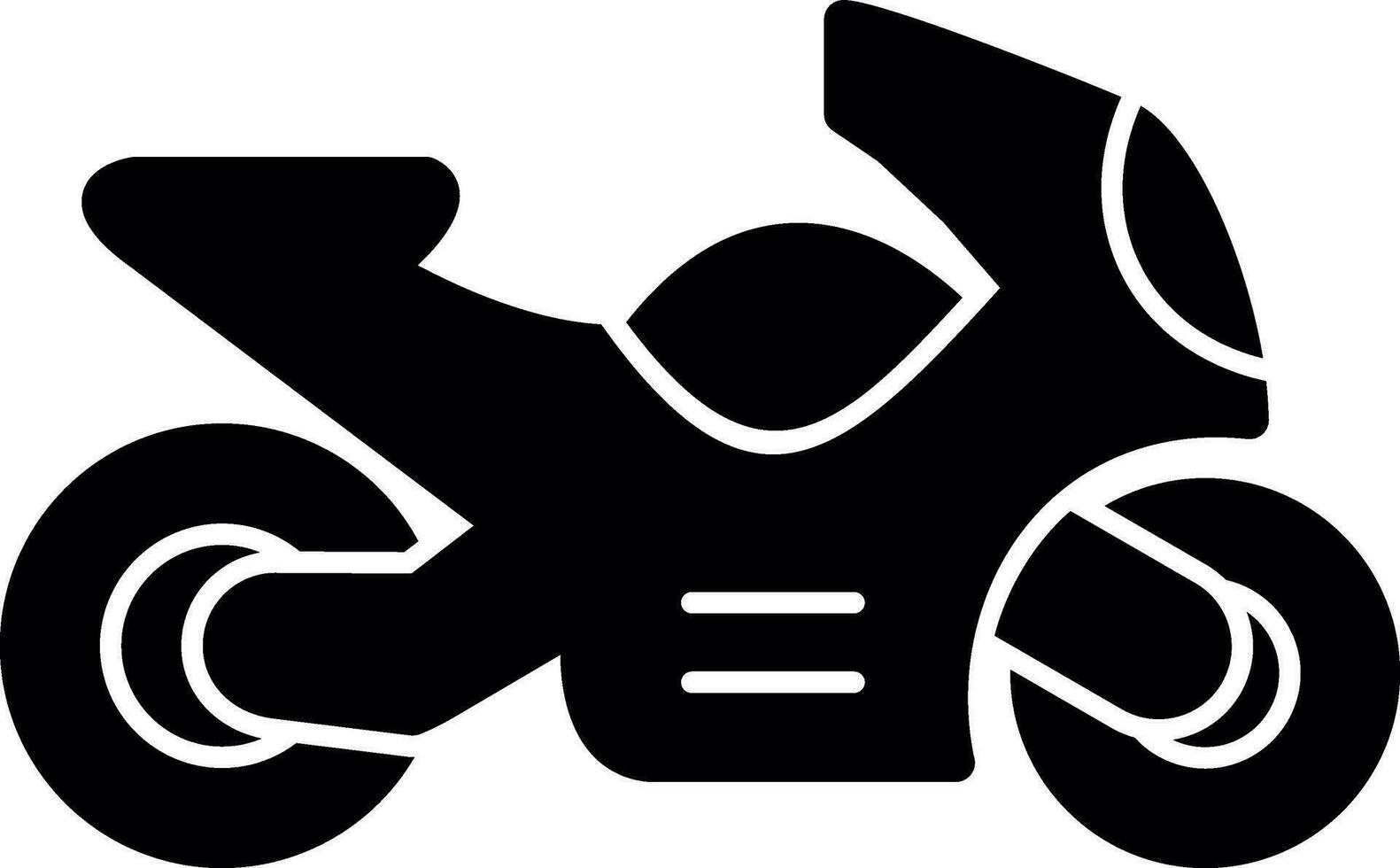 Motorcycle Vector Icon Design