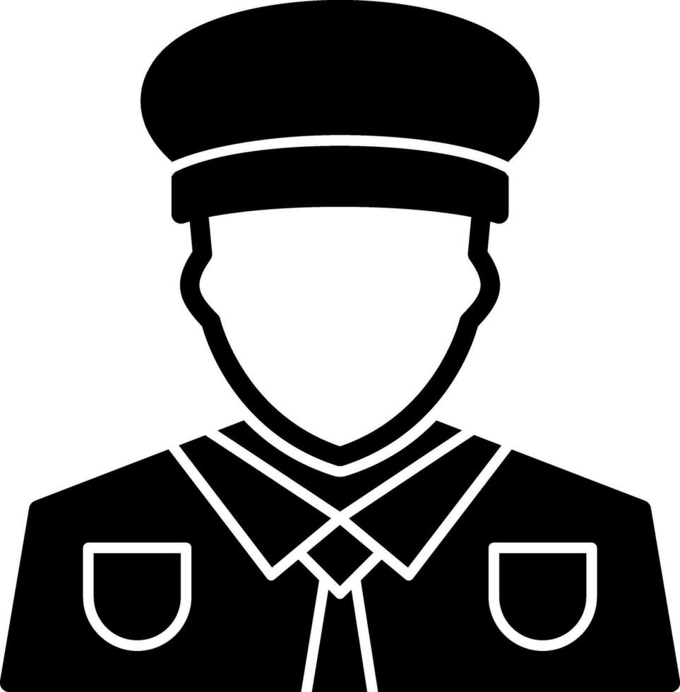 Captain Vector Icon Design