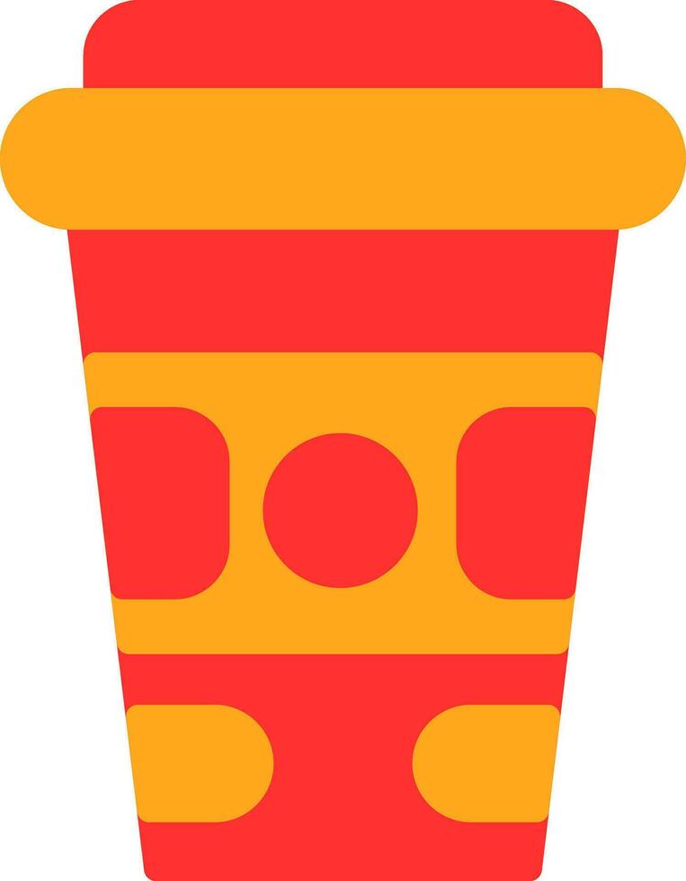 Paper cup Vector Icon Design