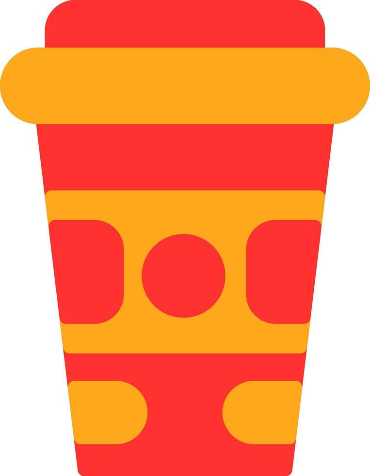 Paper cup Vector Icon Design