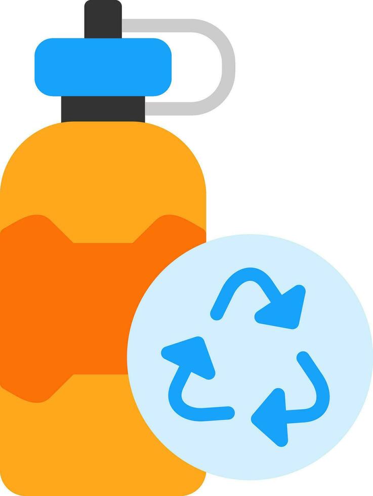 Reusable bottle Vector Icon Design