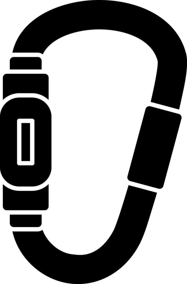 Carabiner Vector Icon Design