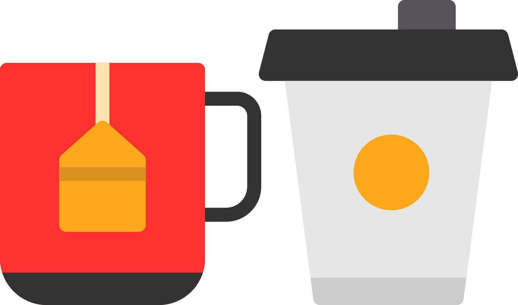 Cups Vector Icon Design