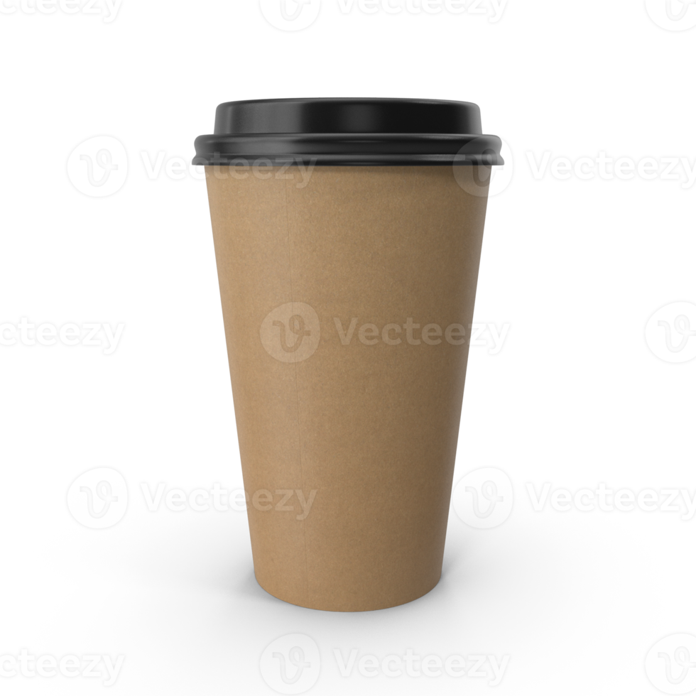 papier café tasses maquette png