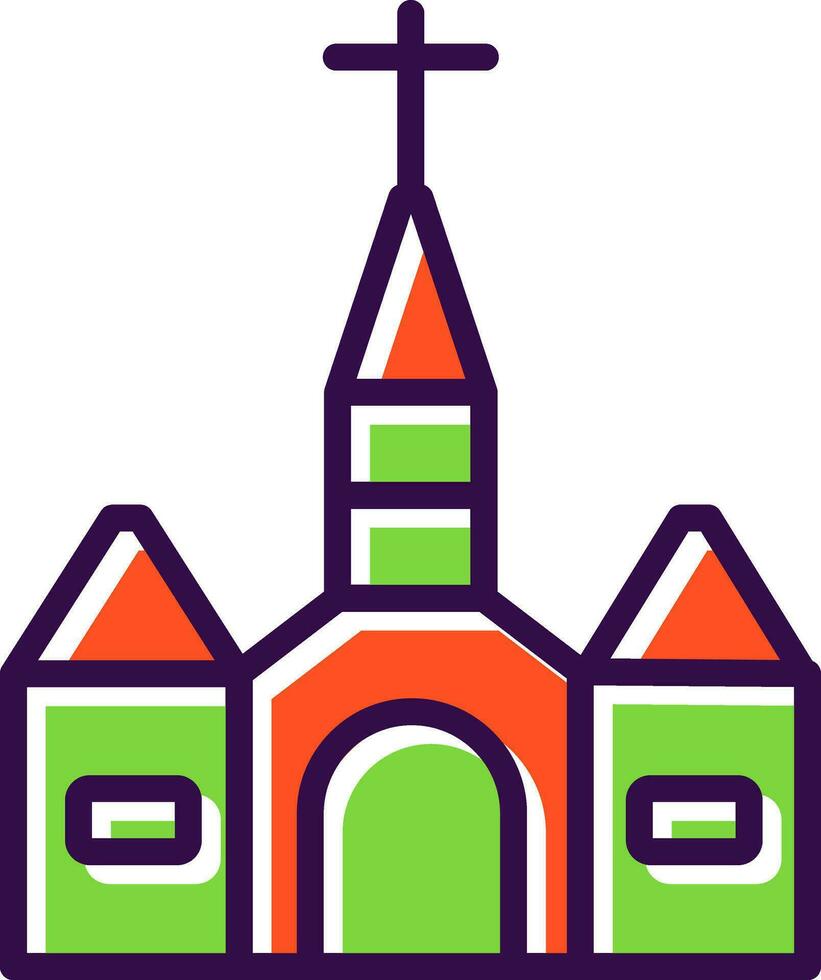 Cathedral Vector Icon Design