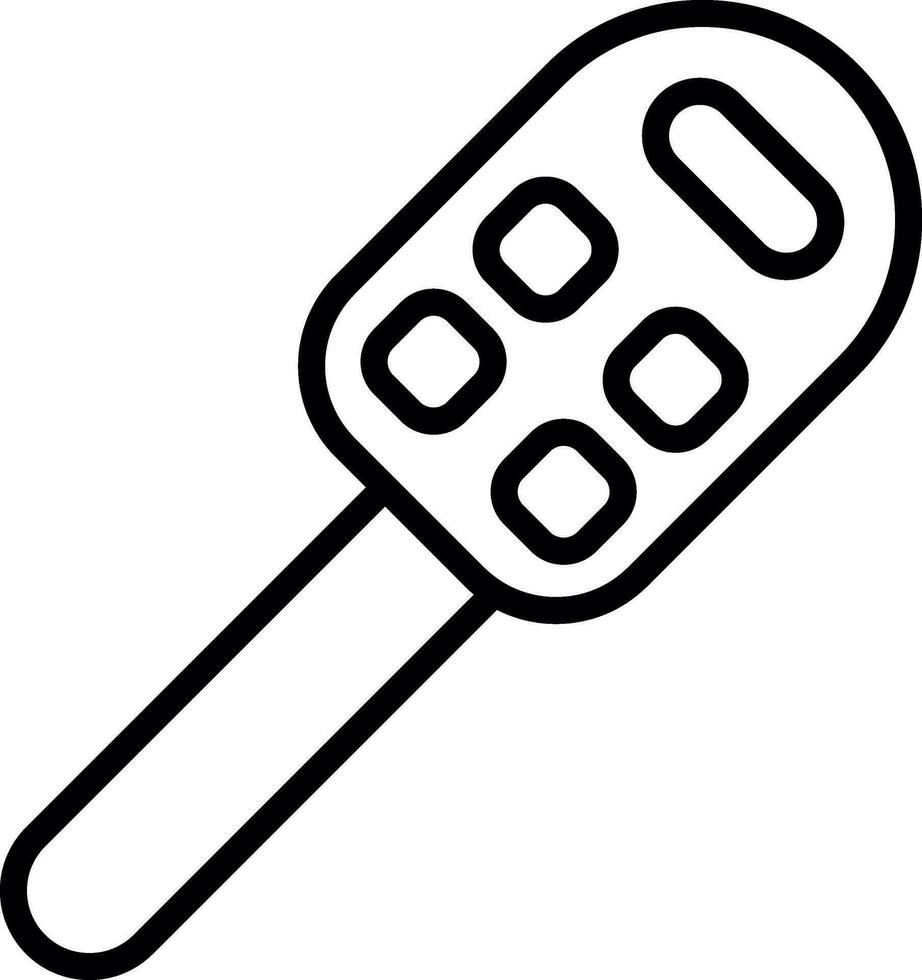 Car Key Vector Icon Design