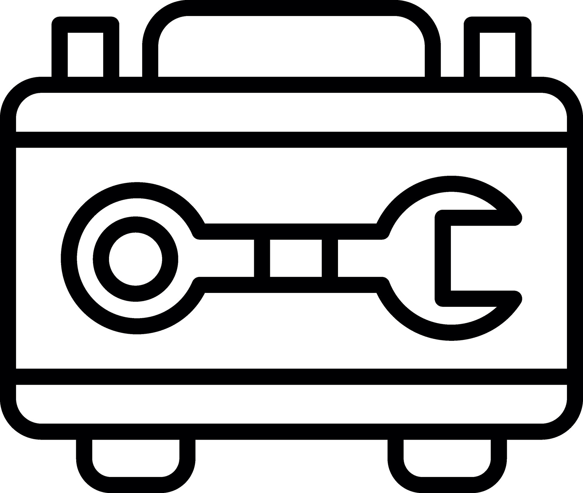 Toolbox With Tools Icon