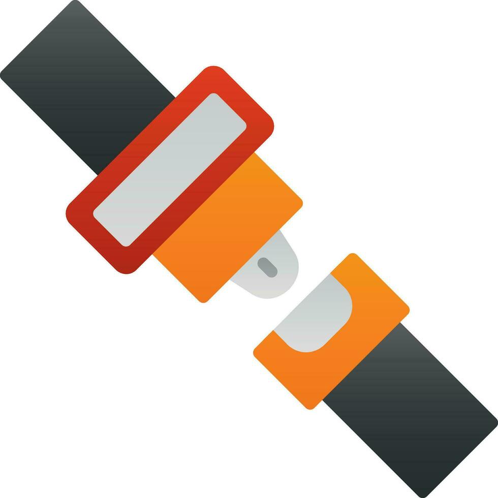 Seat belt Vector Icon Design